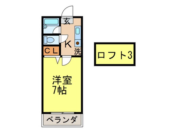 コンドミニアム医生ヶ丘Ⅲの物件間取画像